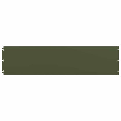 Bordure per Prato 10 pz Verde Oliva Acciaio Laminato a Freddo | homemem39