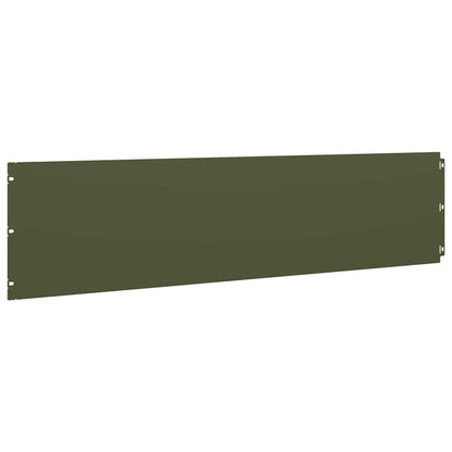 Bordure per Prato 10 pz Verde Oliva Acciaio Laminato a Freddo | homemem39