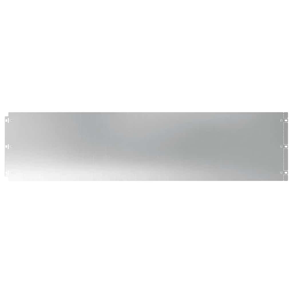 Bordure per Prato 10 pz 25x103 cm Acciaio Zincato | homemem39