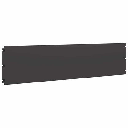 Bordure per Prato 20 pz Nere Acciaio Laminato a Freddo | homemem39