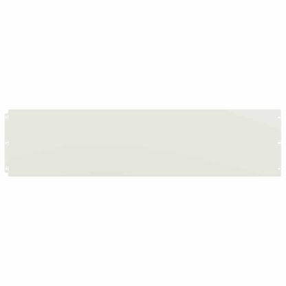 Bordure per Prato 20 pz Bianchi Acciaio Laminato a Freddo | homemem39