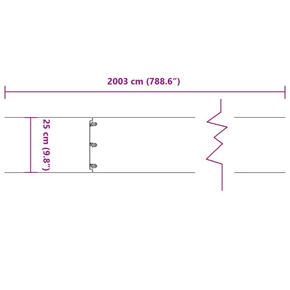 Bordure per Prato 20 pz Bianchi Acciaio Laminato a Freddo | homemem39