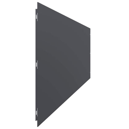 Bordure per Prato 20 pz Antracite Acciaio Laminato a Freddo | homemem39