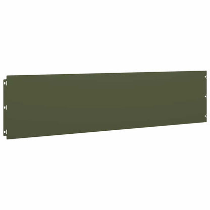 Bordure per Prato 20 pz Verde Oliva Acciaio Laminato a Freddo | homemem39