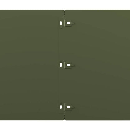 Bordure per Prato 20 pz Verde Oliva Acciaio Laminato a Freddo | homemem39