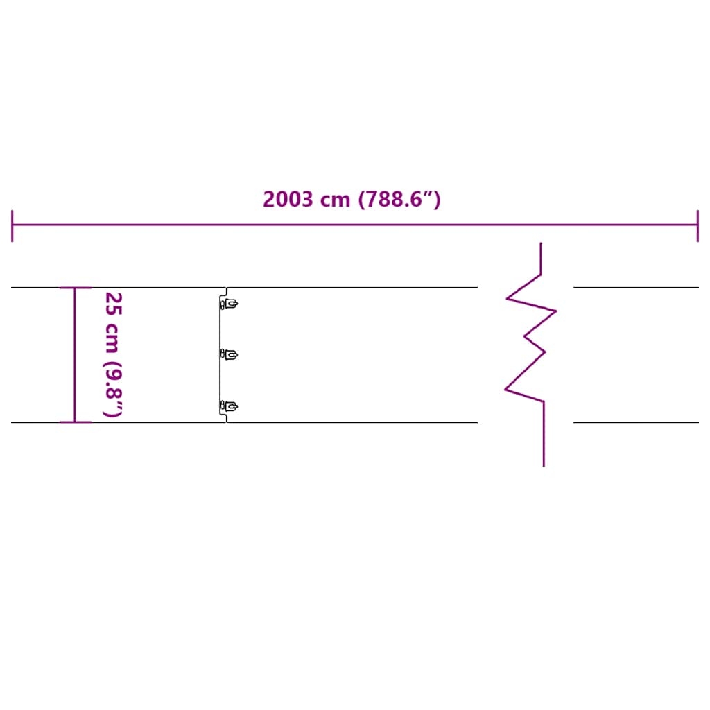Bordure per Prato 20 pz Verde Oliva Acciaio Laminato a Freddo | homemem39