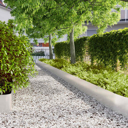 Bordure per Prato 20 pz 25x103 cm Acciaio Inossidabile | homemem39