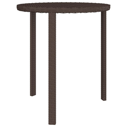 Tavolini da Giardino 3 pz Marroni in Polyrattan | homemem39