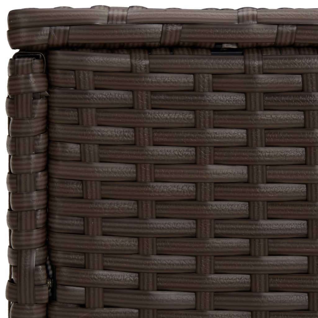 Tavolini da Giardino 3 pz Marroni in Polyrattan | homemem39
