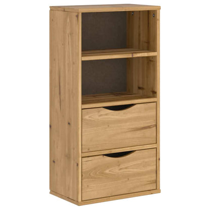 Armadietto Laterale con Cassetti ODDA 40x24x79 cm Legno di Pino - homemem39