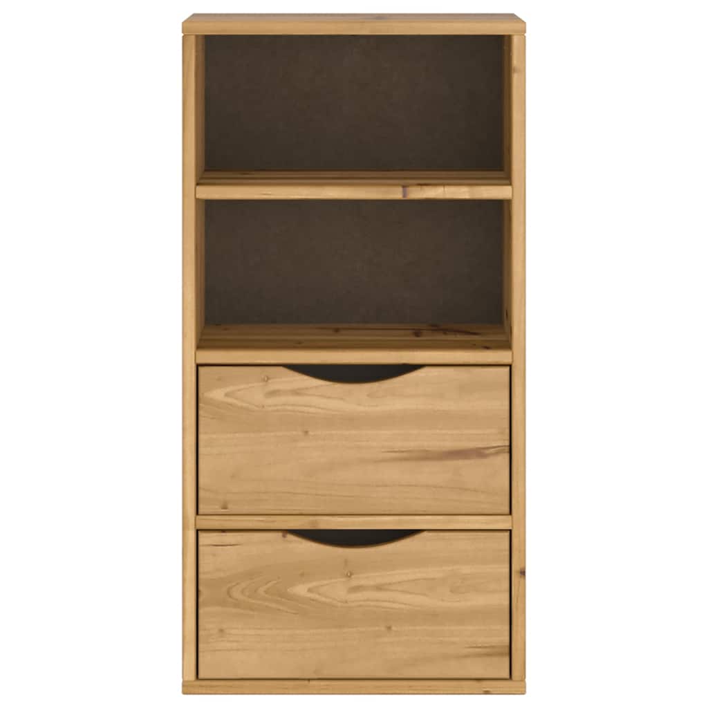 Armadietto Laterale con Cassetti ODDA 40x24x79 cm Legno di Pino - homemem39