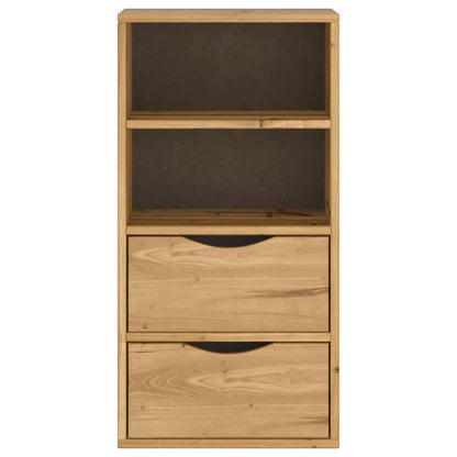 Armadietto Laterale con Cassetti ODDA 40x24x79 cm Legno di Pino - homemem39