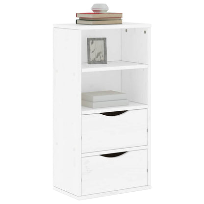 Armadietto Laterale con Cassetti ODDA Bianco 40x24x79 cm - homemem39