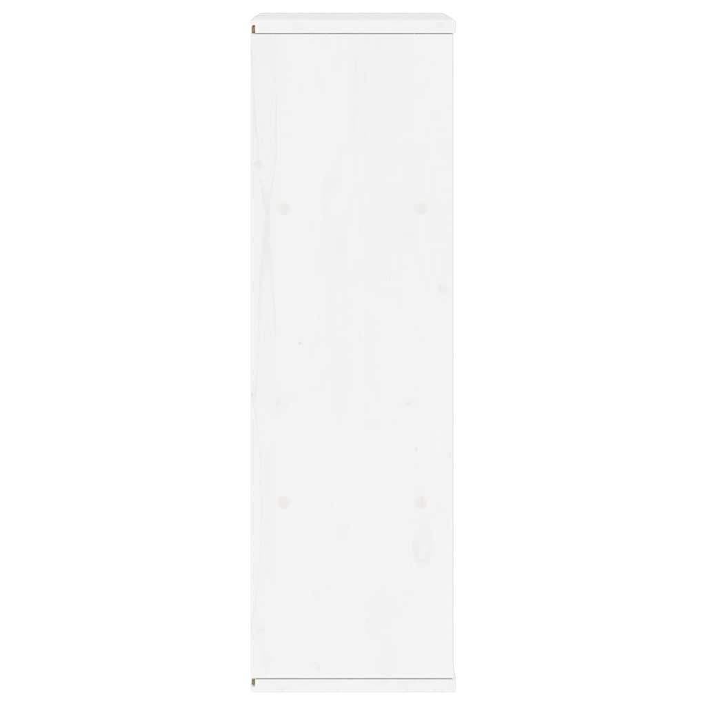 Armadietto Laterale ODDA Bianco 40x24x79 cm Legno Massello Pino - homemem39