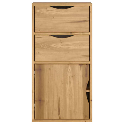 Armadietto Laterale con Cassetti ODDA 40x24x79 cm Legno di Pino - homemem39