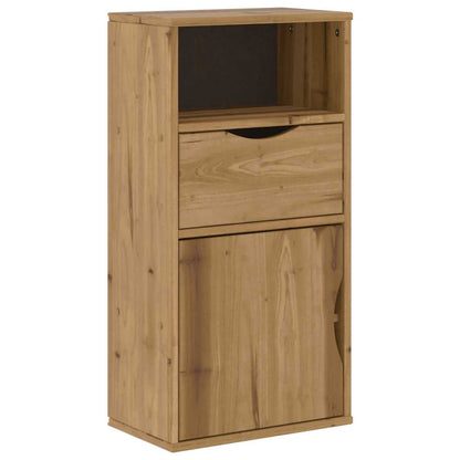 Armadietto Laterale con Cassetto ODDA 40x24x79 cm Legno di Pino - homemem39