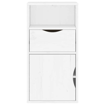 Armadietto Laterale con Cassetto ODDA Bianco 40x24x79 cm - homemem39
