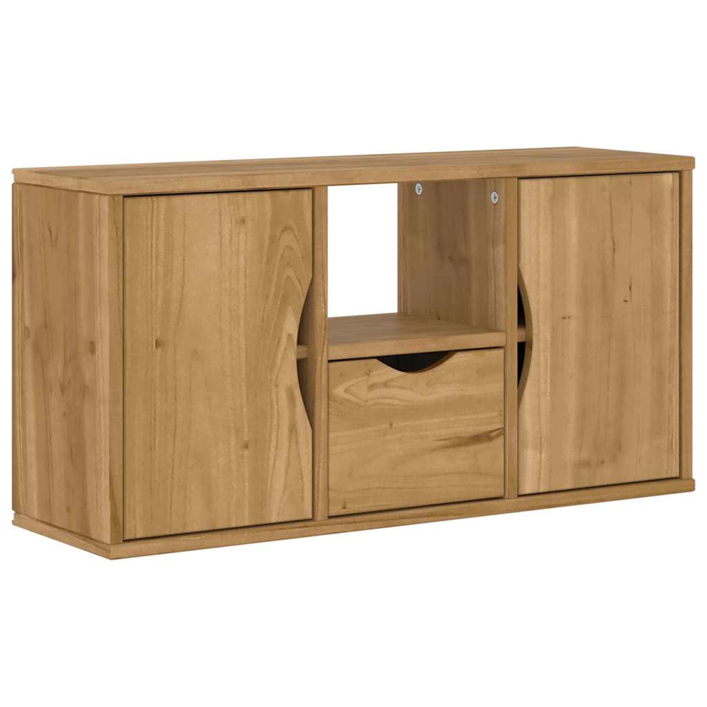 Mobile Porta TV con Cassetto ODDA 79x24x40 cm in Legno di Pino - homemem39