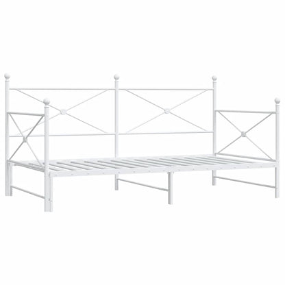 Divano Letto Estraibile senza Materasso 100x200 cm in Acciaio