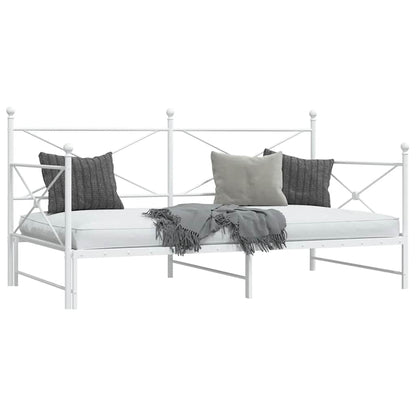 Divano Letto Estraibile senza Materasso 107x203 cm in Acciaio