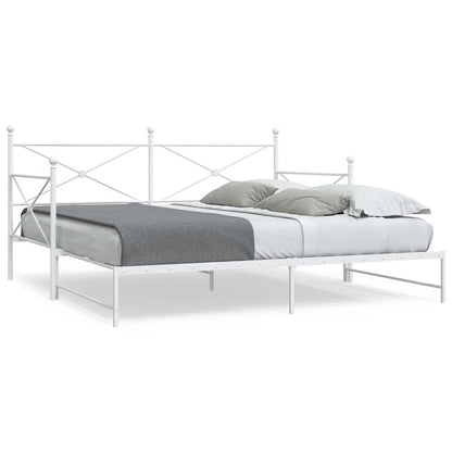 Divano Letto Estraibile senza Materasso 107x203 cm in Acciaio