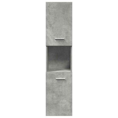 Set Mobili da Bagno 3 pz Grigio Cemento in Legno Multistrato | homemem39