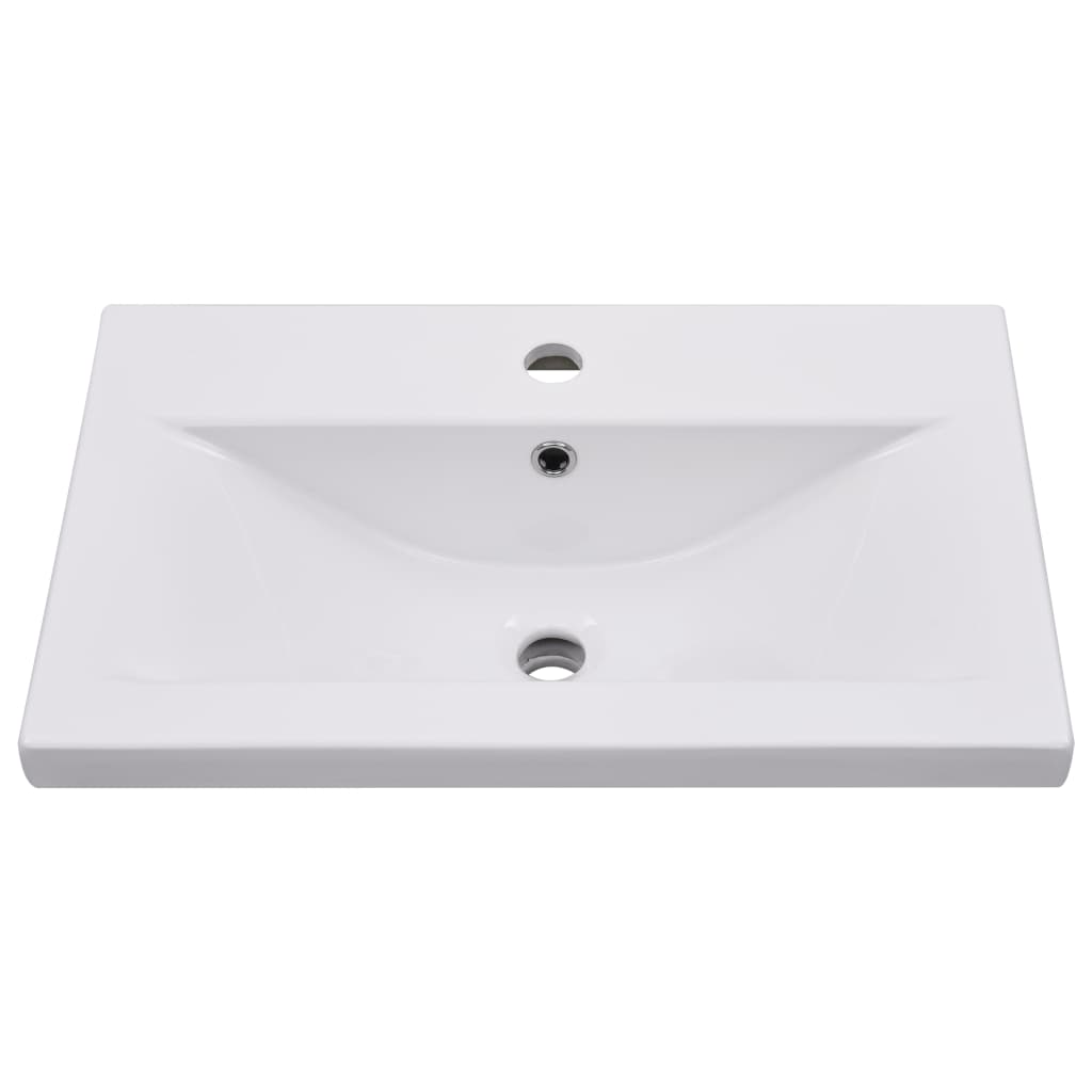 Set Mobili da Bagno 5 pz Grigio Cemento in Legno Multistrato