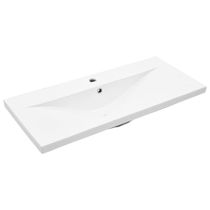 Set Mobili da Bagno 4 pz Grigio Cemento in Legno Multistrato