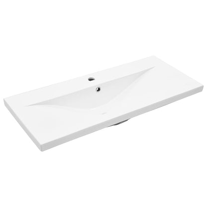 Set Mobili da Bagno 5 pz Grigio Cemento in Legno Multistrato