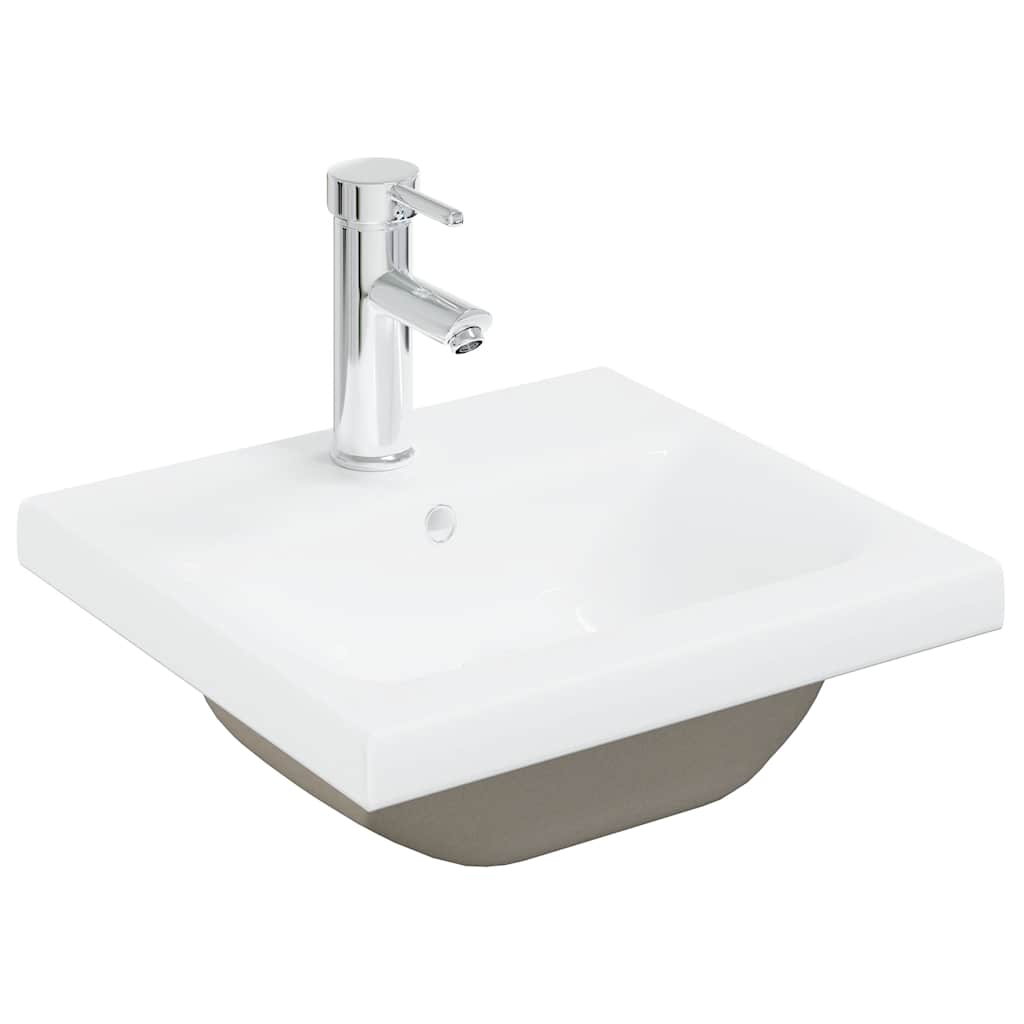Set Mobili da Bagno 3 pz Grigio Cemento in Legno Multistrato | homemem39