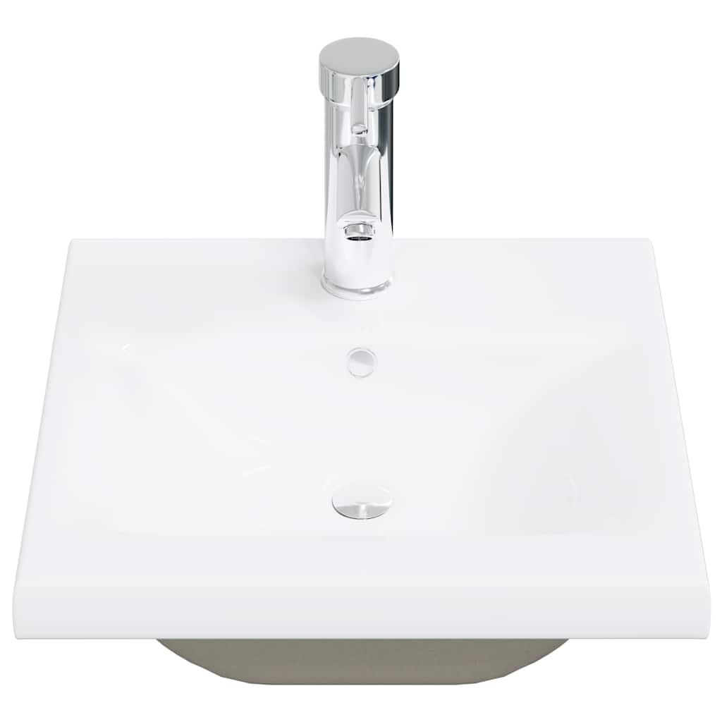 Set Mobili da Bagno 4 pz Grigio Cemento in Legno Multistrato | homemem39