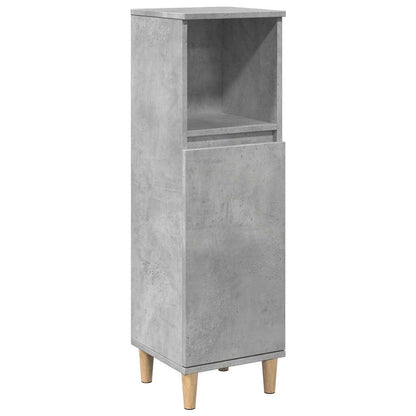 Set Mobili da Bagno 3 pz Grigio Cemento in Legno Multistrato | homemem39