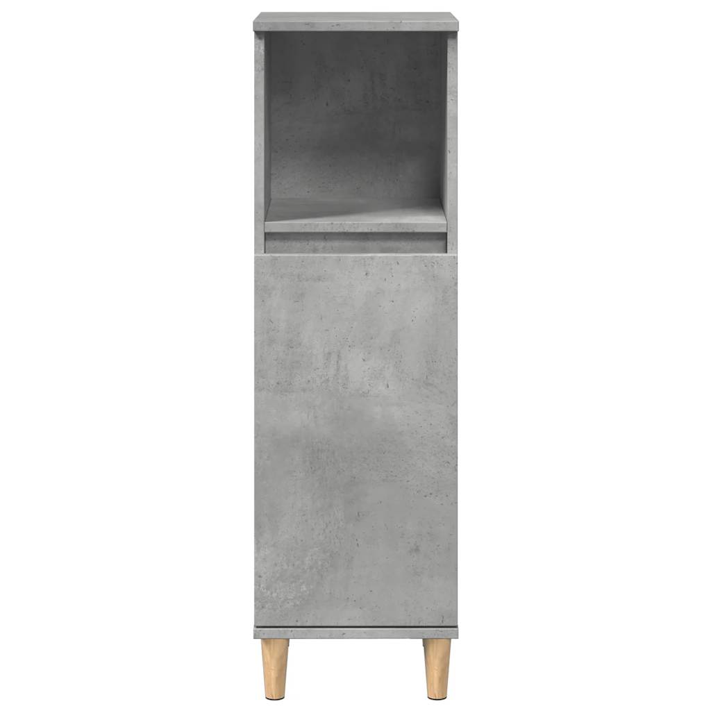 Set Mobili da Bagno 3 pz Grigio Cemento in Legno Multistrato | homemem39