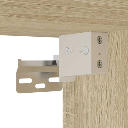 Set Mobili da Bagno 2 pz Rovere Sonoma in Legno Multistrato | homemem39