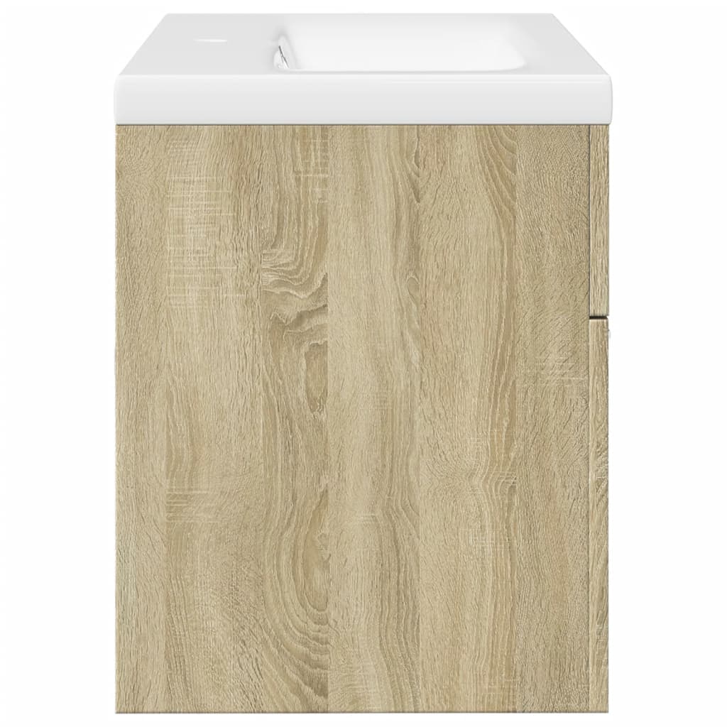 Mobile da Bagno con Lavabo Integrato Rovere Sonoma | homemem39