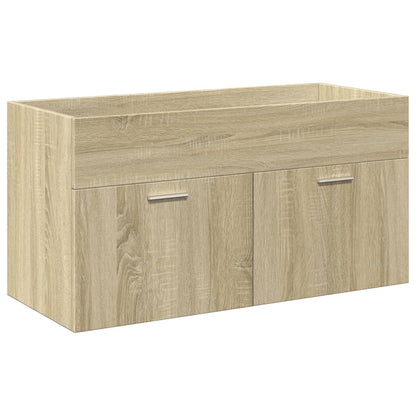 Mobile da Bagno con Lavabo Integrato Rovere Sonoma | homemem39