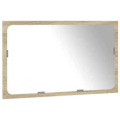 Set Mobili da Bagno 3 pz Rovere Sonoma in Legno Multistrato