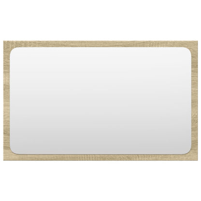 Set Mobili da Bagno 3 pz Rovere Sonoma in Legno Multistrato