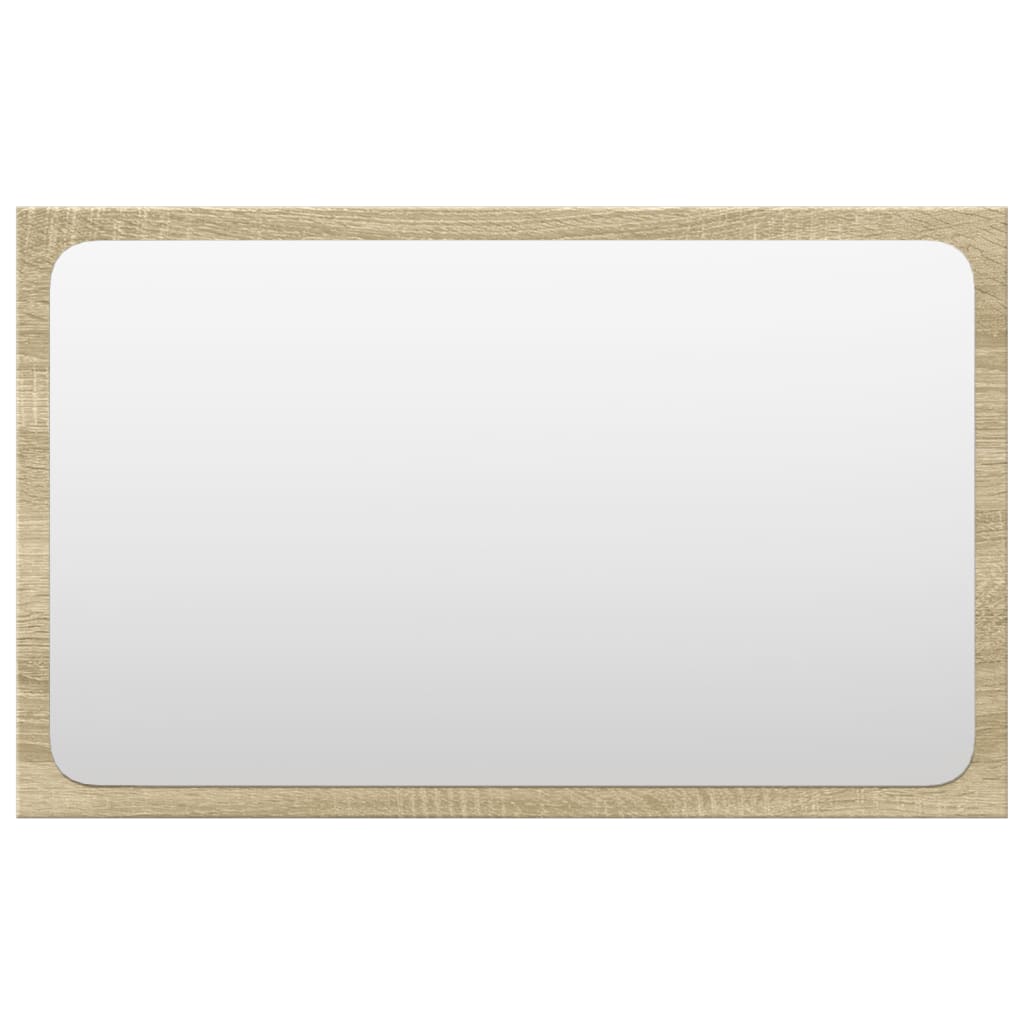 Set Mobili da Bagno 4 pz Rovere Sonoma in Legno Multistrato