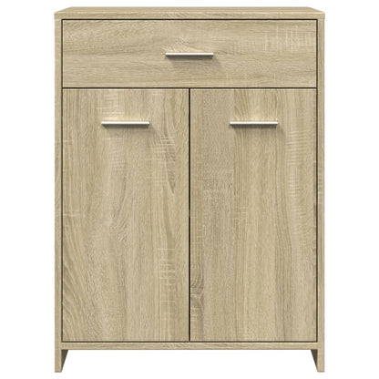 Set Mobili da Bagno 4 pz Rovere Sonoma in Legno Multistrato | homemem39