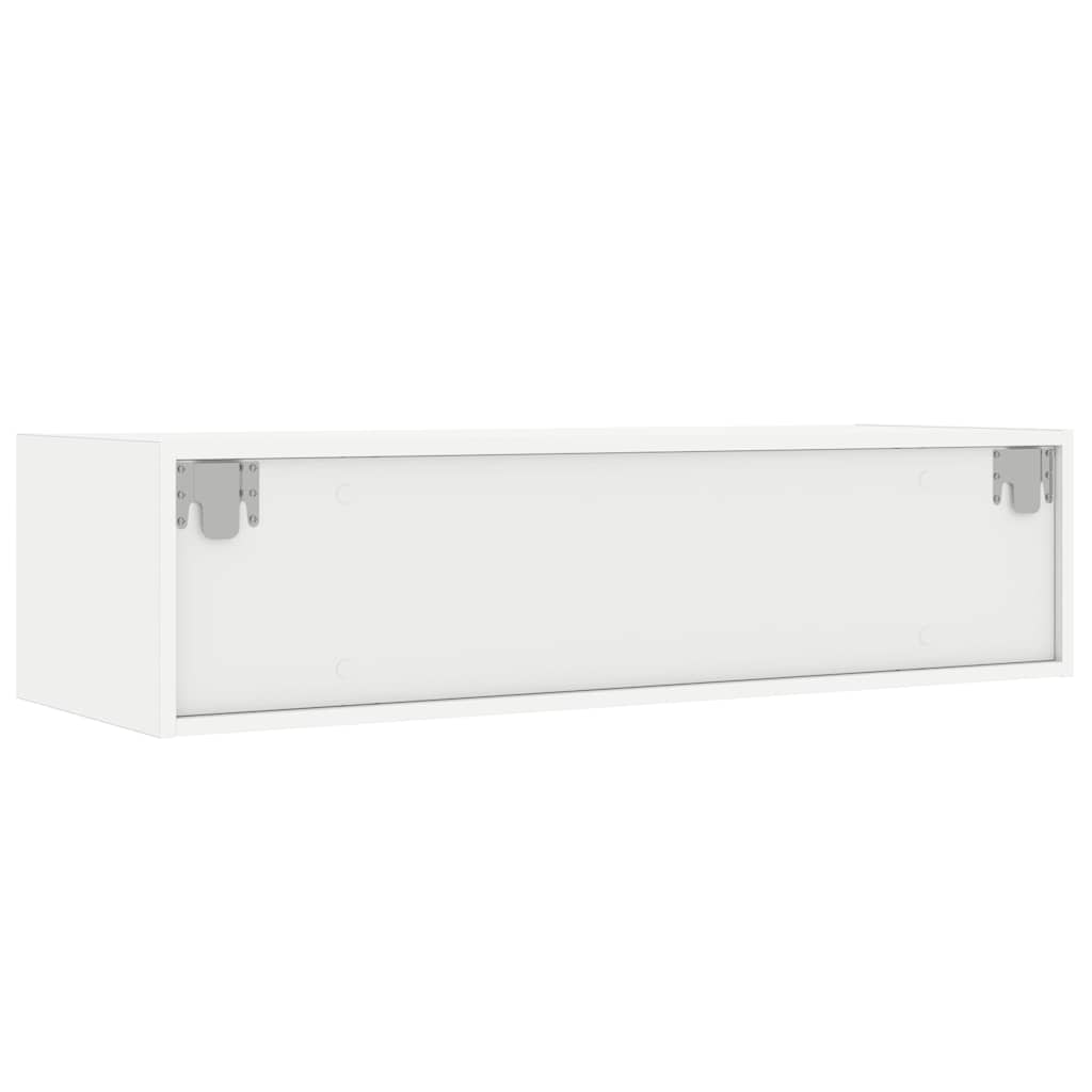 Mobile Porta TV con Luci LED Bianco 100X35,5x25 cm - homemem39