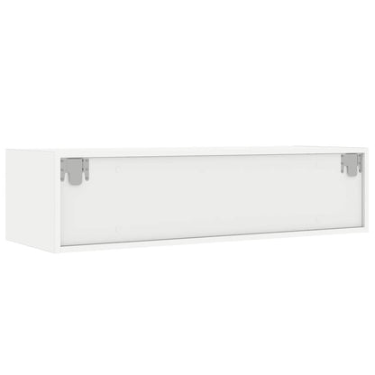 Mobile Porta TV con Luci LED Bianco 100X35,5x25 cm - homemem39