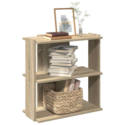 Libreria 3 Ripiani Rovere Sonoma 60x30x60 cm Legno Multistrato | homemem39
