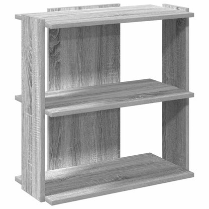 Libreria a 3 Ripiani Grigio Sonoma 60x30x60cm Legno Multistrato | homemem39