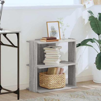 Libreria a 3 Ripiani Grigio Sonoma 60x30x60cm Legno Multistrato | homemem39