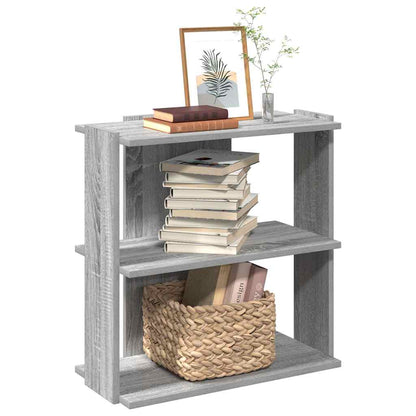 Libreria a 3 Ripiani Grigio Sonoma 60x30x60cm Legno Multistrato | homemem39
