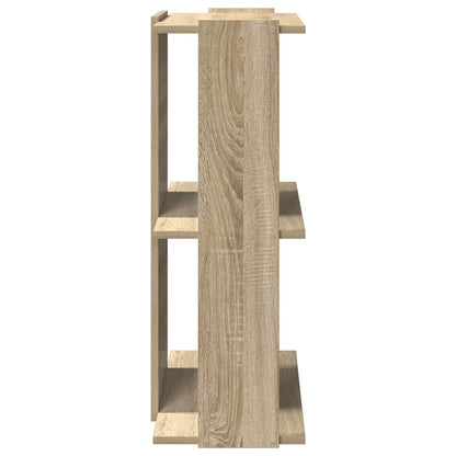 Libreria 3 Ripiani Rovere Sonoma 60x30x80 cm Legno Multistrato | homemem39