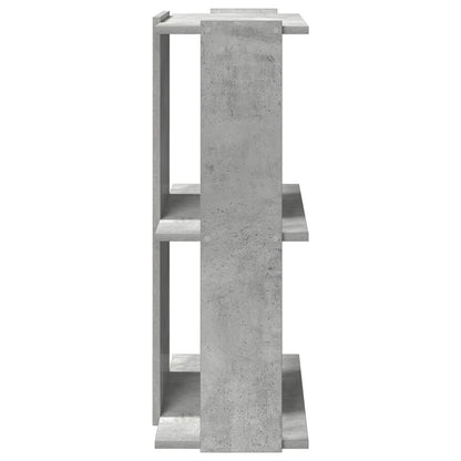 Libreria 3 Ripiani Grigio Cemento 60x30x80 cm Multistrato | homemem39