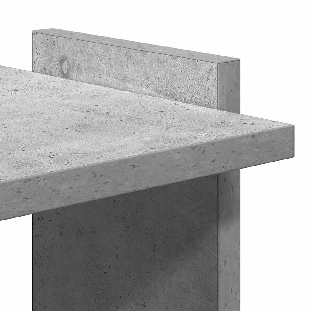 Libreria 3 Ripiani Grigio Cemento 60x30x120 cm Multistrato | homemem39