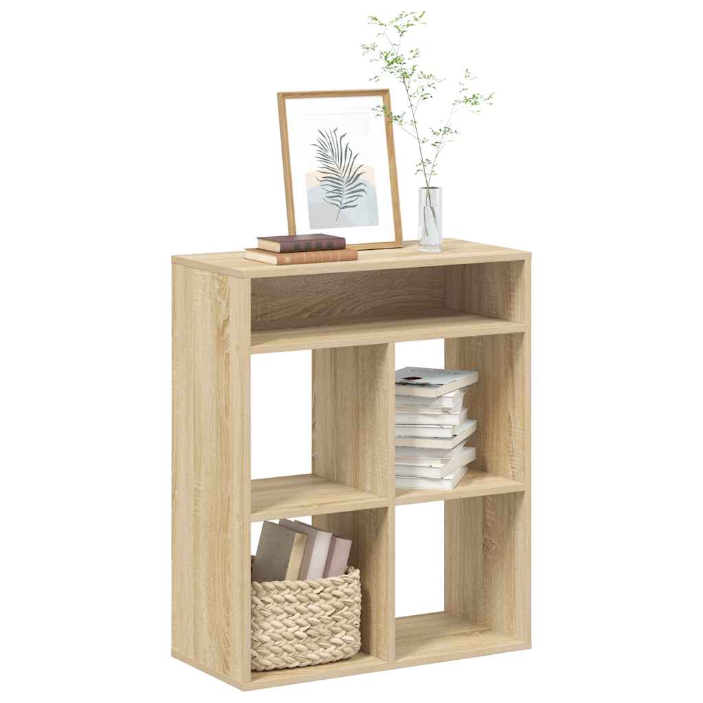 Libreria Rovere Sonoma 66x31x80 cm in Legno Multistrato